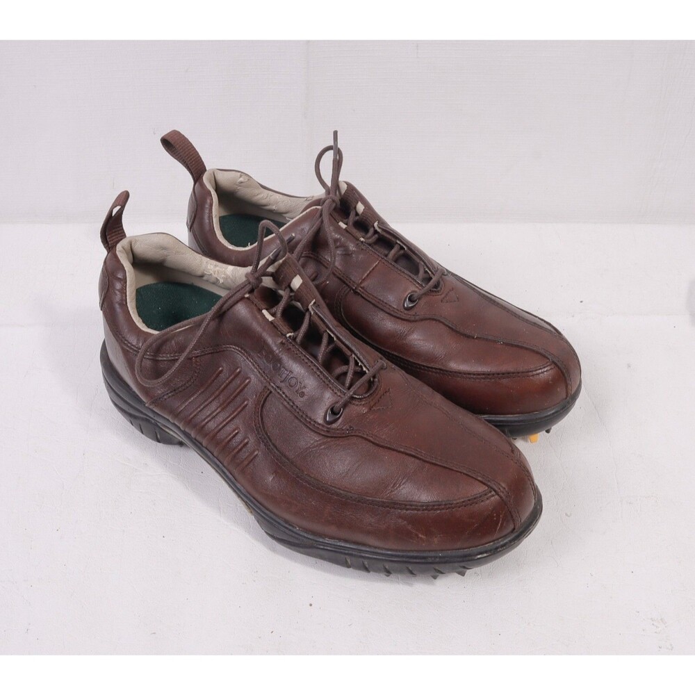 FootJoy Contour Men's Brown Leather Golf Shoes 5490 Size 7 XW Extra Wide